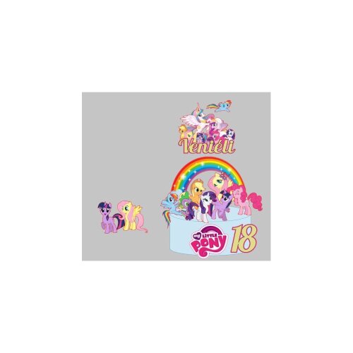 Topo de Bolo My Little Pony 11 Arquivo digital