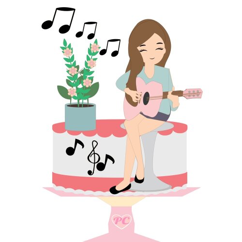 Topo de Bolo Música 17 Arquivo digital