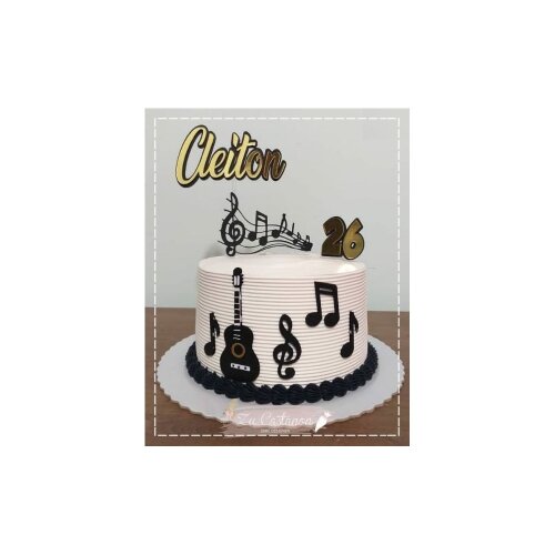 Topo de Bolo Música 18 Arquivo digital