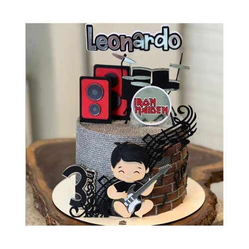 Topo de Bolo Música 30 Arquivo digital