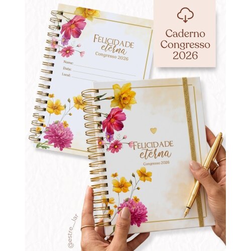 Arquivo Digital Modelo 2 caderno congresso 2026 para imprimir