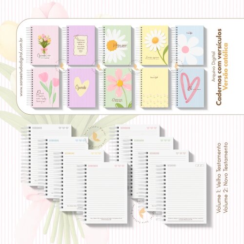 Arquivo Digital Caderno com versículos - Católico
