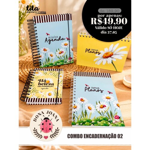 Dona Joana - Combo Encadernação 02 - Tita