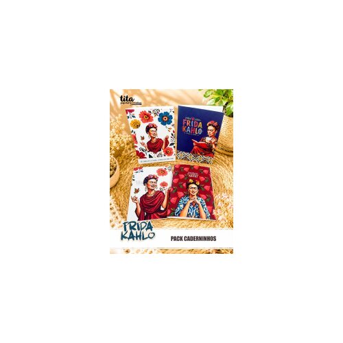 Kit Digital - Frida Kahlo - Pack Caderninhos - tita