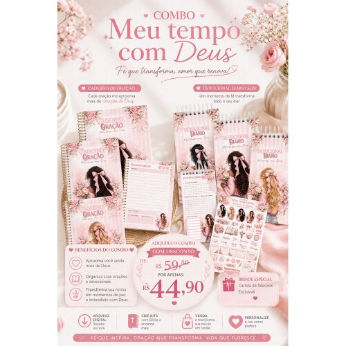 Kit Digital Combo Meu tempo com Deus