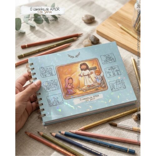 PDF Livro de Colorir A caminho do AMOR Via Sacra para Crianças