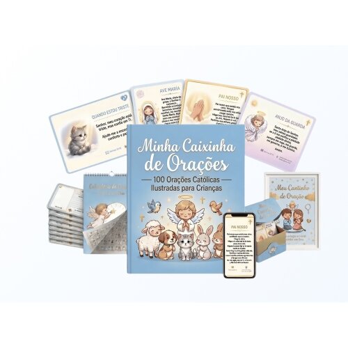 Arquivo Digital MINHA CAIXINHA DE ORAÇÕES - 100 orações católicas ilustradas para crianças