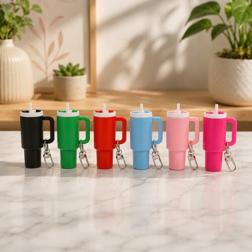 Arquivo Chaveiro Porta-Batom Stanley Cup stl + 3mf