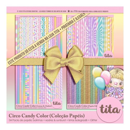 Circo Candy Color Papéis