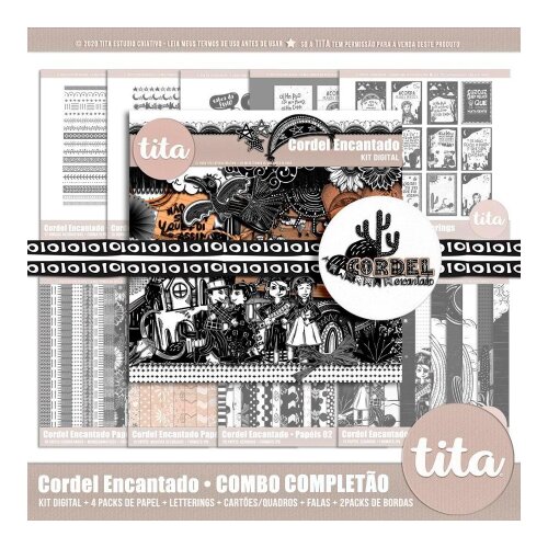 Cordel Encantado • Combo Completão (Ilustrações e papéis)