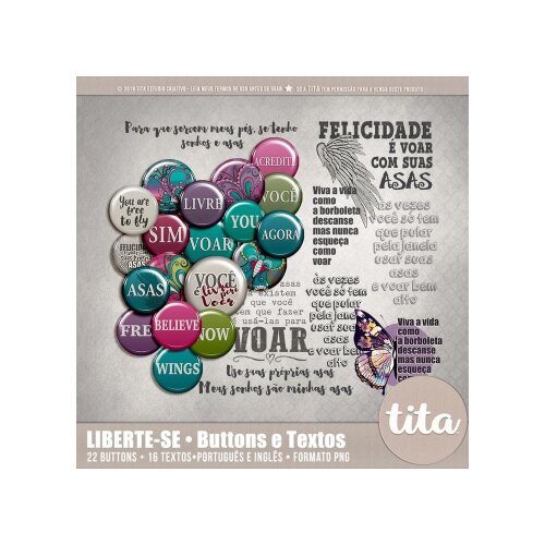 Liberte-se - Buttons + Textos