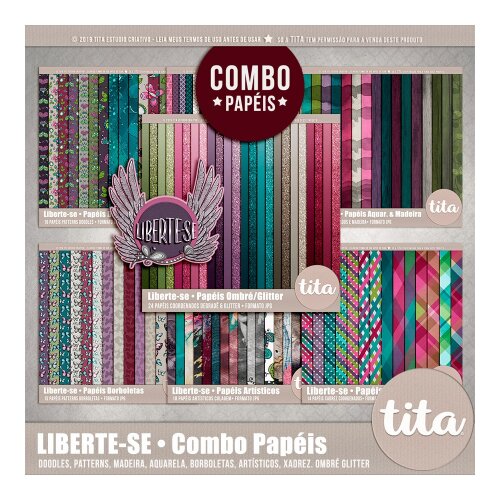 Liberte-se - Combo Papéis
