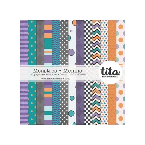 Monstros - Papéis Menino (Extra)