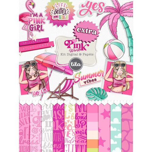 Pink World - Kit Digital Extra (Summer)