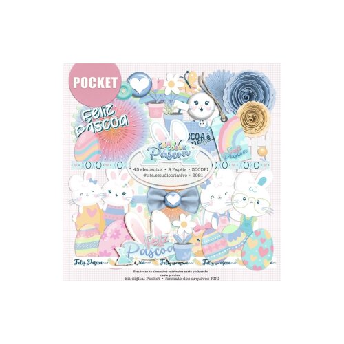 Páscoa Candy Color - Kit Pocket