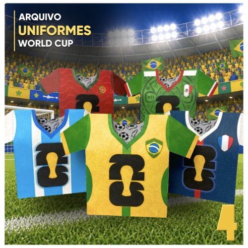 Kit Digital CAIXA UNIFORME MUNDIAL FUTEBOL