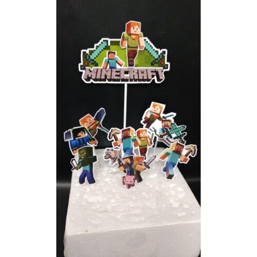 Topo de Bolo Minecraft 02