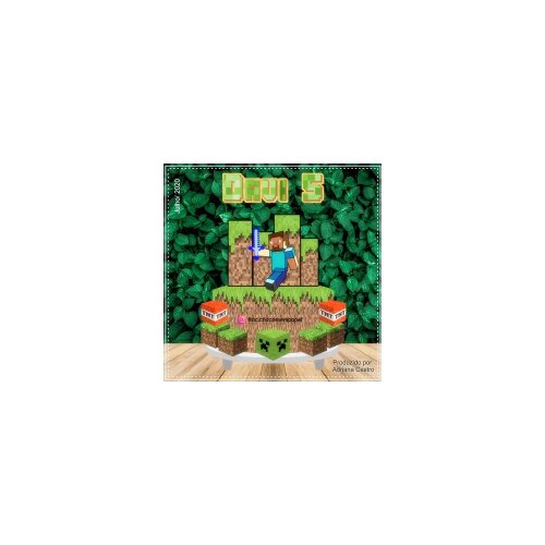Topo de Bolo Minecraft 04