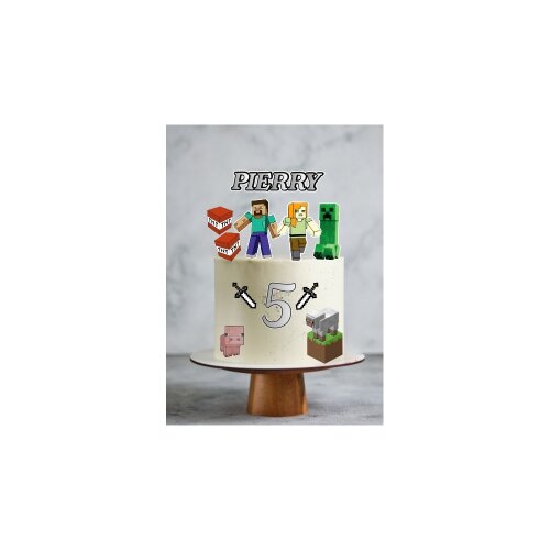 Topo de Bolo Minecraft 06