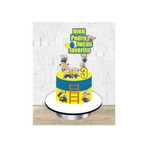 Topo de Bolo Minions 04