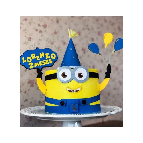 Topo de Bolo Minions 14