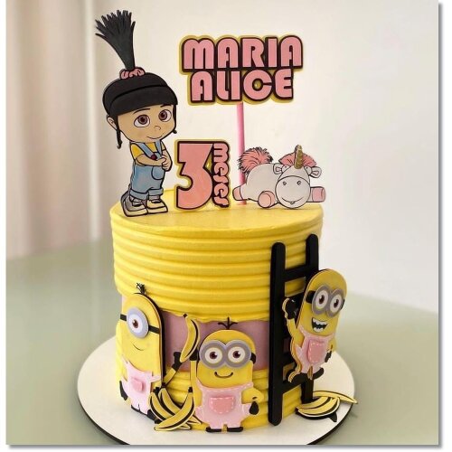 Topo de Bolo Minions 17