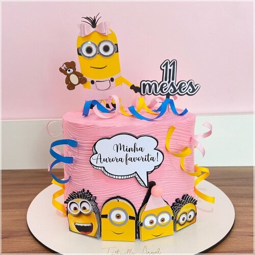 Topo de Bolo Minions 20