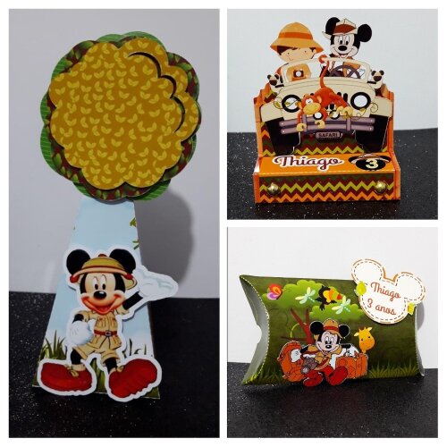Arquivo de Corte Mickey Safari 01
