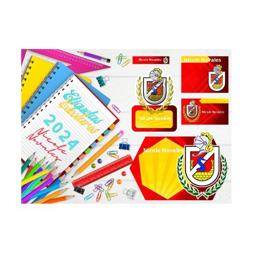 Arquivo Etiqueta Escolar Serena formato ppt