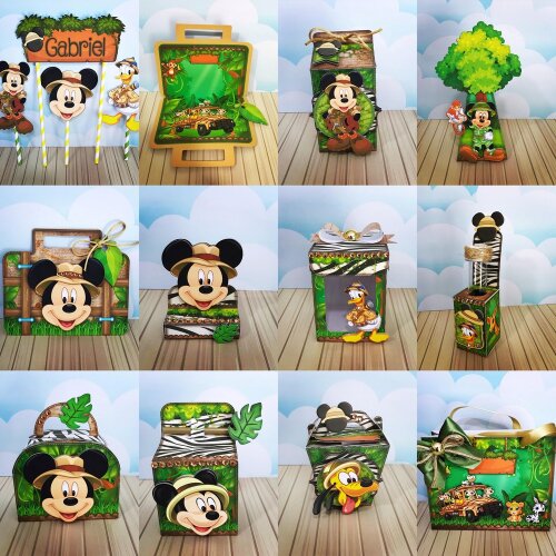 Arquivo de Corte Mickey Safari 25