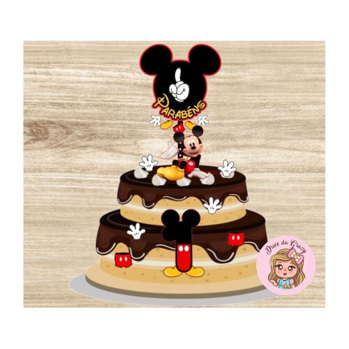 Topo de Bolo Mickey 04