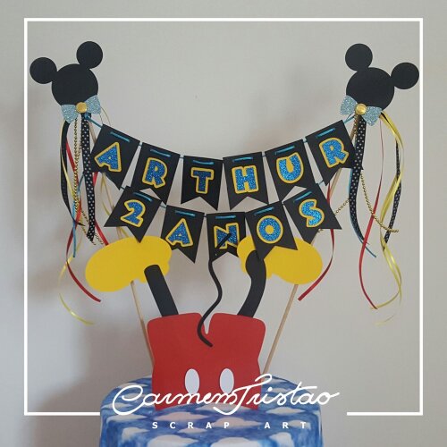 Topo de Bolo Mickey 05