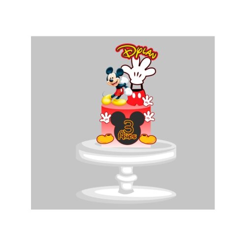 Topo de Bolo Mickey 21