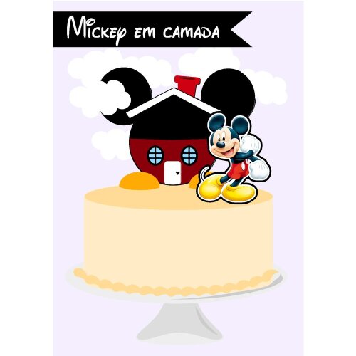 Topo de Bolo Mickey 24