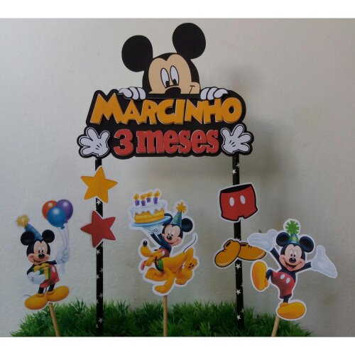 Topo de Bolo Mickey 32