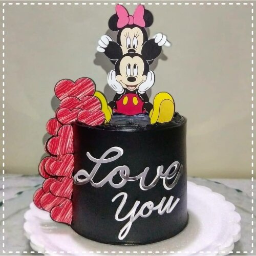Topo de Bolo Mickey e Minnie 02