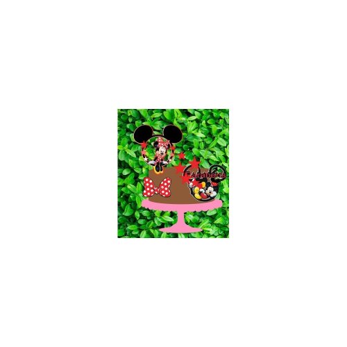 Topo de Bolo Mickey e Minnie 05