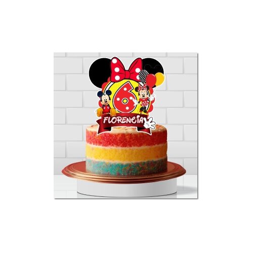 Topo de Bolo Mickey e Minnie 19