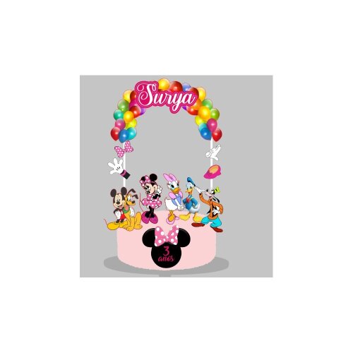 Topo de Bolo Mickey e Sua Turma 02