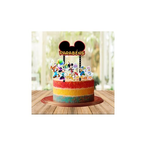 Topo de Bolo Mickey e Sua Turma 08