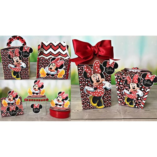 Kit festas Minnie 01 para imprimir