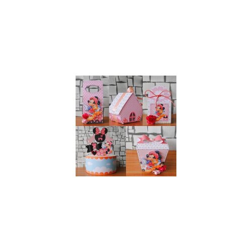 Kit festas Minnie 02 para imprimir
