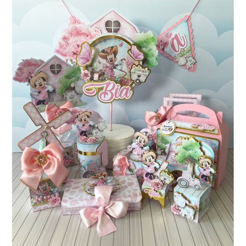 Kit festas Minnie 47 para imprimir