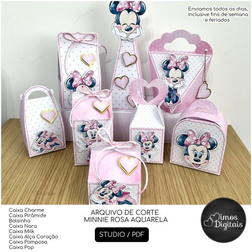 Kit festas Minnie 63 para imprimir