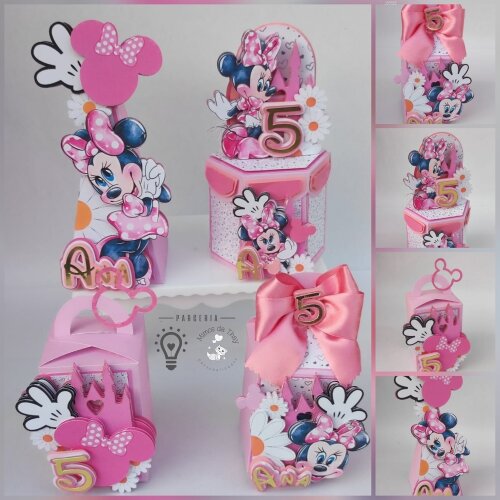 Kit festas Minnie 65 para imprimir