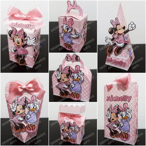 Kit festas Minnie e Margarida 02 para imprimir