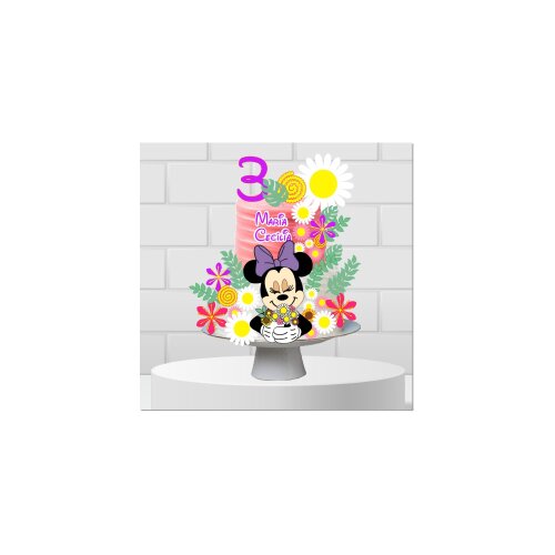 Topo de Bolo Minnie 06
