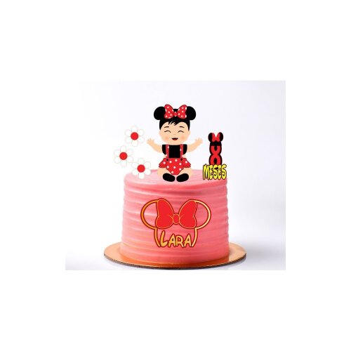 Topo de Bolo Minnie Baby 06