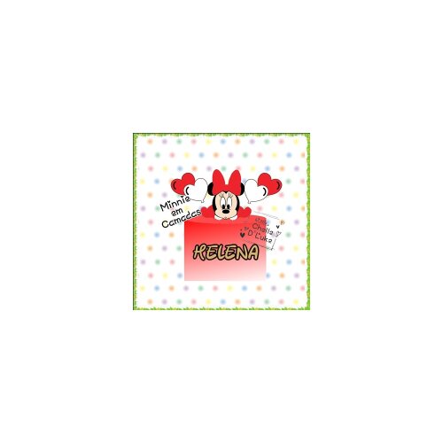 Topo de Bolo Minnie Baby 09