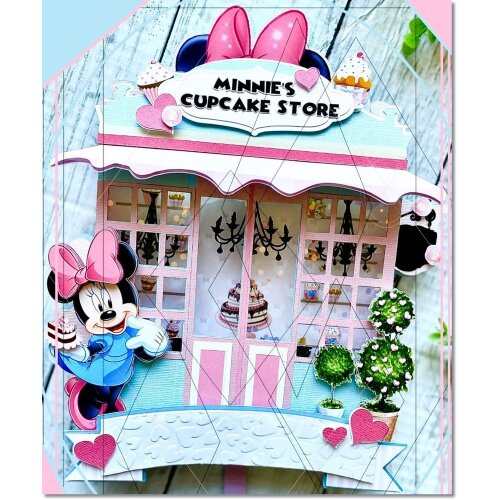Topo de Bolo Minnie Confeiteira 01